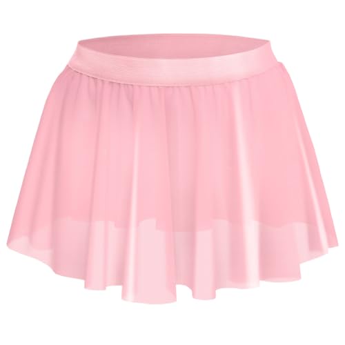 ABAFIP Sissy Skirt for Men Low Waist Sheer Micro Ruffle Pleated Crossdressing Underwear A-Line Mini Skirt4