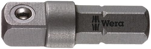 Wera 136000 Male 1/4" Hex to Male 1/4" Square Drive Adaptor [sAi]