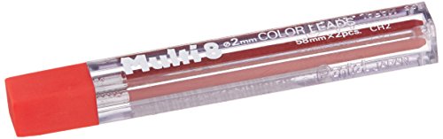 Pentel CH2 Multi 8 2.0mm Colour Pencil Refill (2 leads per tube) - Red Lead