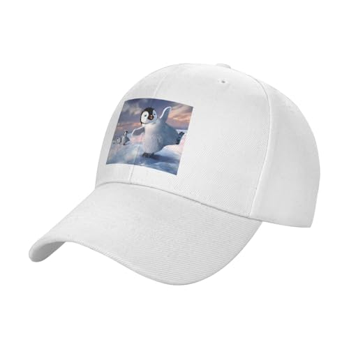 Casquette baseball coton pingouin heureux pour afficher votre bonne humeur