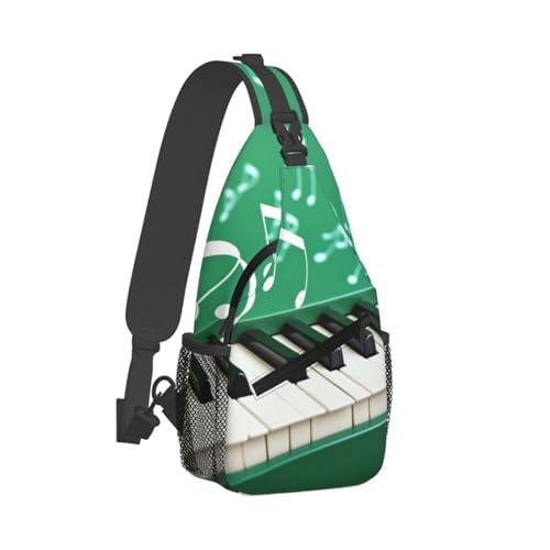 Bolso Cruzado de Hombre Negro Tipo Sling para Excursión miniatura 3