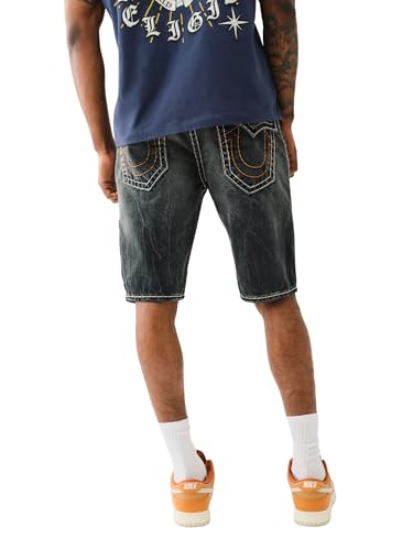 True Religion Men's Rocco Super T Flap Jeans | Slim Fit Denim with Flap Pockets4