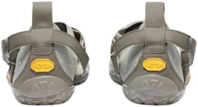 Vibram Tênis aquático masculino FiveFingers V-Aqua, Cinza, 9.5-10
