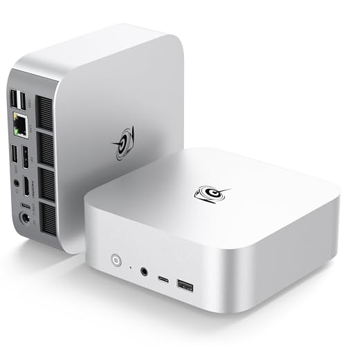 Image of Beelink SER10 MAX Mini PC, AMD Ryzen AI 9 HX 470 Mini Computer (12C /24T, up to 5.2GHz), 32GB DDR5 RAM 1TB NVMe SSD, 86 Tops Mini AI PC, Wi-Fi 6, BT5.2,10G LAN, USB4 /40Gbps, HDMI+DP Triple 4K Display