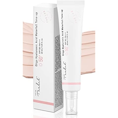 THE LAB BY BLANC DOUX Oligo Hyaluronic Acid Waterfull Tone-up Tinted Moisturizer with SPF 50+ PA++++ Vegan Flawless Coverage Plant-Derived Ingredients All-in-One Skincare Sunscreen Makeup Base Korean Cover