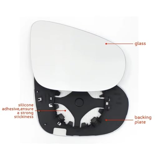 Verre de rétroviseur cassé ? Solution chauffante gauche pour Golf MK5