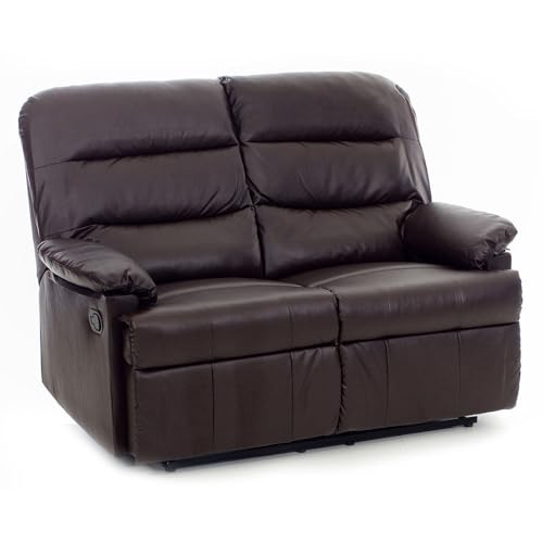  DIVANO RECLINER MOD. MARA COLORE MARONNE IN ECO PELLE 130X80X100H CM