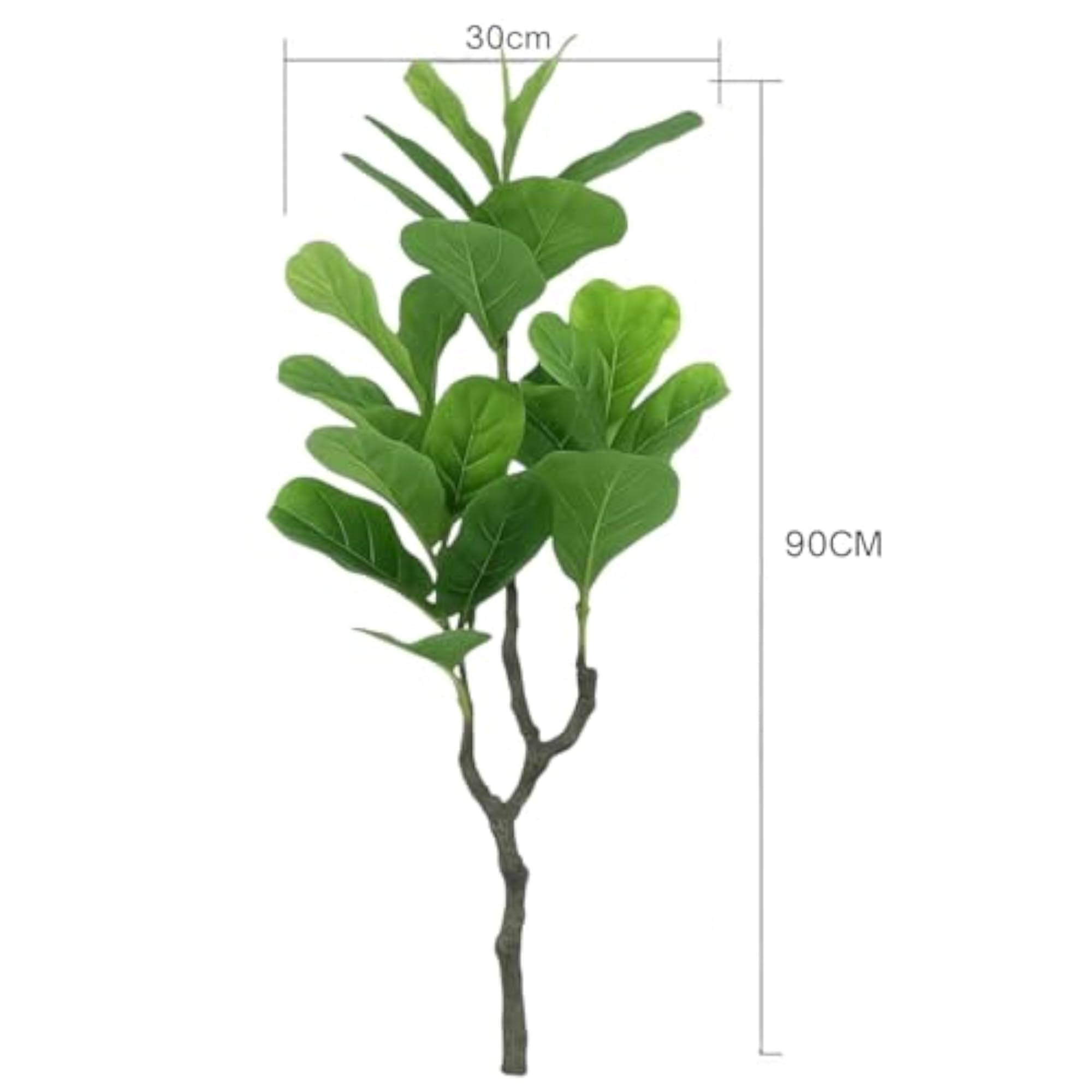 90 cm Decorative Artificial Fiddle Leaf Fig Tree