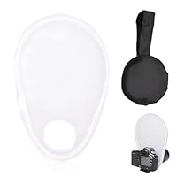 GHPKOTW 1Pcs Tragbar Blitzdiffusor Kamera Blitz Diffusor Faltbar Blitz Diffusor Reflektor Kit Kamera Licht-Reflektor Für DSLR-Kameraobjektive