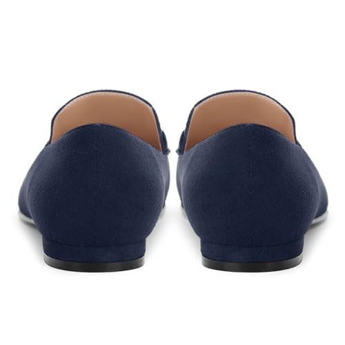 Image of Women's Loafers, Slip On Round Toe Comfortable Flats for Women Dressy and Work, Womens Business Casual Shoes