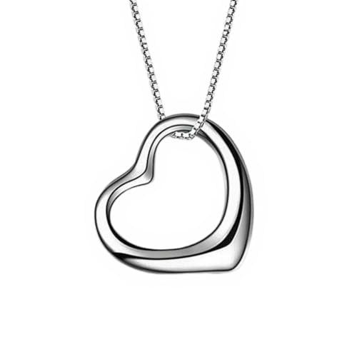 Collier pendentif coeur pour femme en chaîne dorée tendance