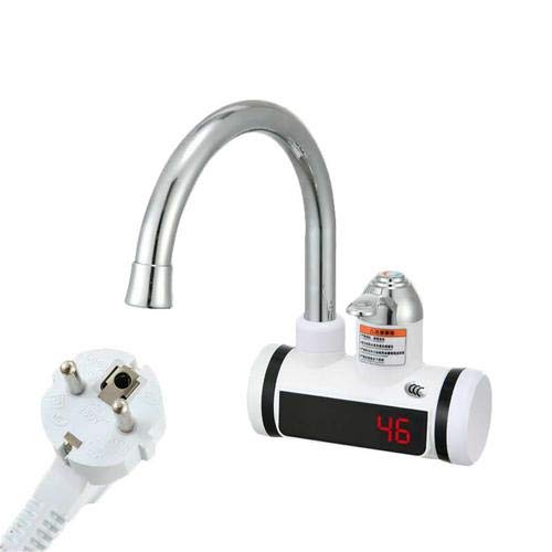 Schnelle Elektrische Warmwasserbereiter(Seitenwasseranschluss), 3000W LED Temperaturanzeige Elektrische Wasserhahn Durchlauferhitzer Heizung