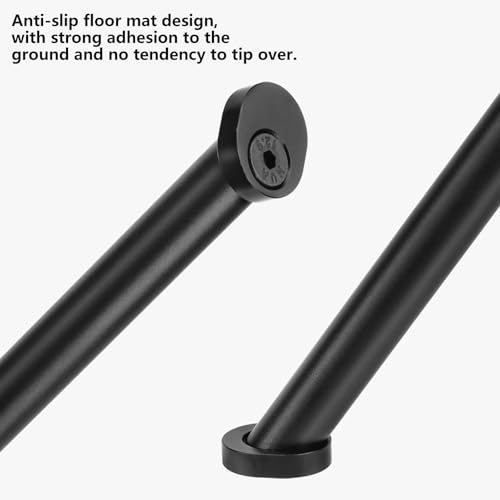 Soporte lateral ajustable con base antideslizante y estructura triple plegable de aluminio 3