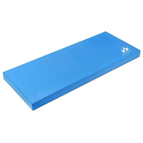 Clever Yoga Balance Pad for Exercise and Physical Therapy | Non-Slip Foam Pad for Fitness,Yoga, Strength and Stability Training | Use as Knee Pad or Meditation Cushion (GiantBlue) Cover