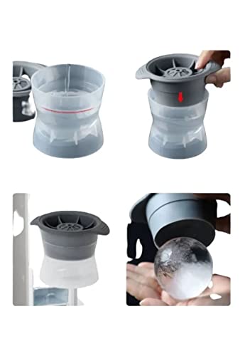 Forma De Gelo Em Bola Esferica Bar Drink Whisky