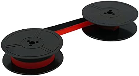 Typewriter Ink Spool Ribbon GR1,Printerfield Twin Spool Ribbon for Olympia typewriter - Red & Black(6pcs)