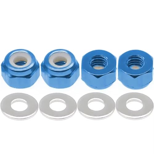 Écrous de roue Wltoys 144001 bleu de rechange pour modèle réduit RC