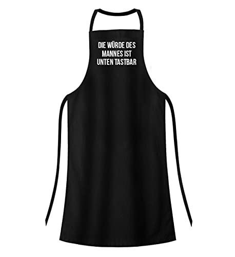 Tablier de barbecue de qualité supérieure contre les taches de graisse noir