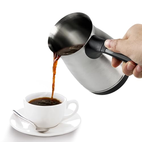 Cafetera eléctrica turca de acero inoxidable 600ml miniatura 4