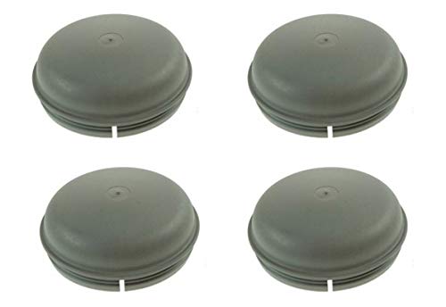 4 x Hub Caps, Fits Ifor Williams, Grey Plastic, Trailers, Grease Dust Cap, Non Genuine