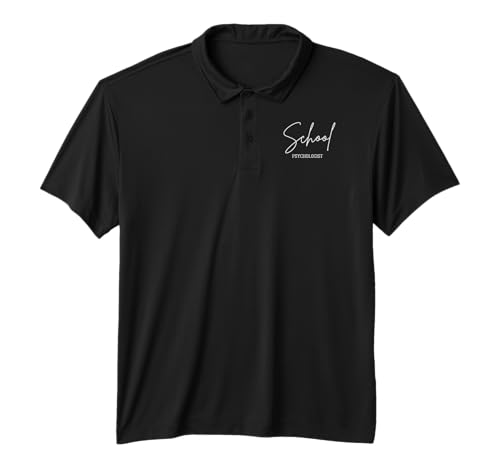 School Psychologist School Counselor Guidance Counselor Performance Polo Shirt