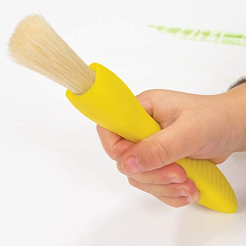 Ready 2 Learn Triangle Grip Paint Brushes - Set Of 6 - 18M+ - Easy To Grip Paint Brushes For 2, 3 And 4 Year Olds - Encourage Writing Grip #TOP1