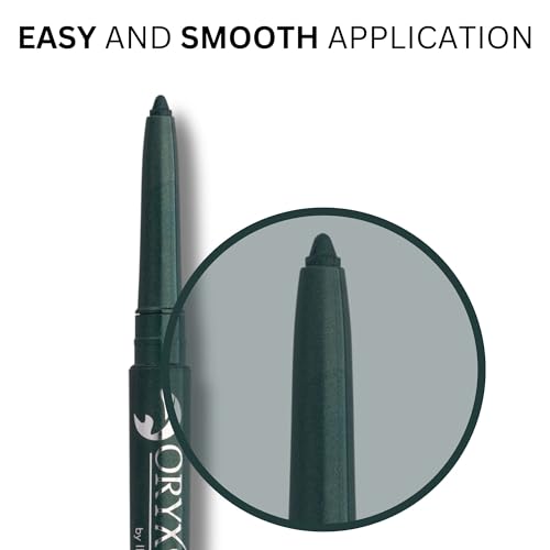 IMPALA | Oryx Khol Kajal Eye Pencil Smoky Green Blackened 01 | Waterproof Eyeliner | Precise Finish Eye Liner | Creamy and Easy to Apply | Intense, Long-Lasting, and Water-Resistant Color - Image 4