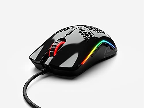 Glorious ゲーミングマウス Model O Mouse Glossy Black 軽量 ハニカムデザイン オムロンスイッチ搭載 GO-GBLACK