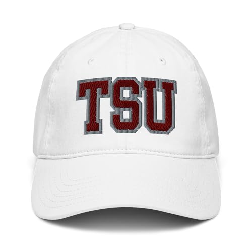 Gorra deportiva ajustable Texas Southern Tigers blanca miniatura 2