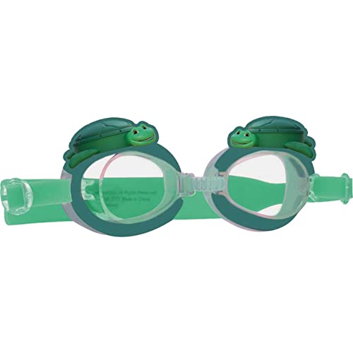 Poolcandy Little Tikes Timmy Turtle 3D - Gafas de natación, Tortuga Timmy Verde, Small