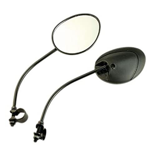 Motodak Retro Cyclo TEKNIX Adapt.Nero con Collana (Forma Zip) (Paio) – Homologue CE-