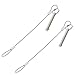 2pcs Quick Release Pin Bimini for Boat Marine Cable Pin Thimbles Quick Release Hitch Pin Lanyard Loss Pin Cam Spring Pin Bimini Tops Pin Boat Pin Stainless Steel Hook up Gps Ocean