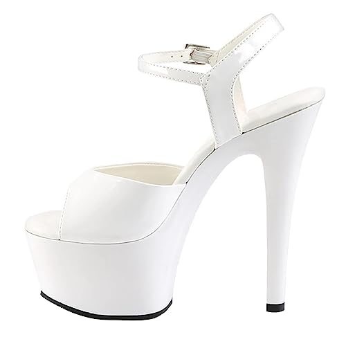 Chaussures transparentes à bout ouvert et sandales à talons aiguilles pour femmes modernes