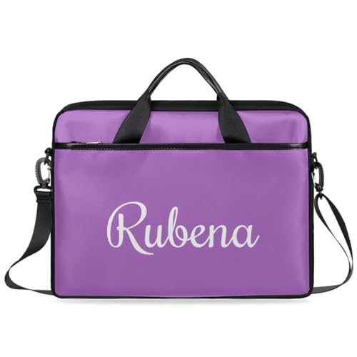 Custom Name Laptop Bags for Women Men, Personalized Text Laptop Case Shoulder Bag,Computer Bags for Work