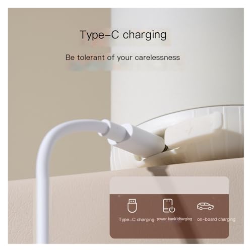 Tetera eléctrica portátil USB recargable blanca miniatura 6