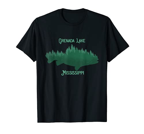 Grenada Lake Mississippi Souvenir T-Shirt