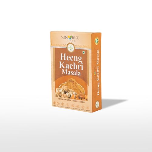 Image of Sunrise Impex Heeng Kachri Masala for Cooking - 100g | 100% Natural, No Chemicals, No Preservatives | Ideal for Indian Recipes | Premium Asafoetida & Spices Blend
