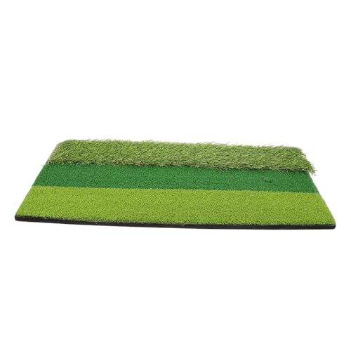 HEMOTON Golf Hitting Mats Realistic Turf Mat Practice Golf Equipment Heavy Duty