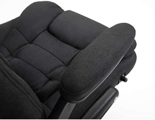 Miniatura 8 de daals Silla de oficina reclinable ejecutiva extra acolchada (tela negra)