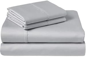 Sleeper Sofa Bed Sheet Set - Queen Solid Silver Grey Sofa Bed Sheets