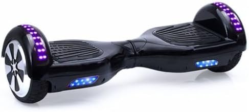 Hoverboard Skate Elétrico 6.5" com Bolsa Led Bluetooth Preto Brin...