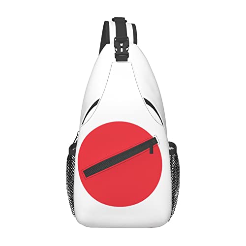 Mochila bandolera unisex de Japón color negro miniatura 2