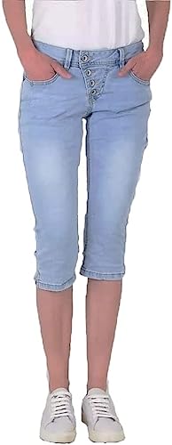 Buena Vista Damen Capri Hose Malibu Cozy Denim