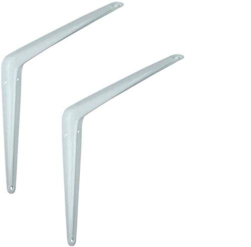 CasaXXl Lot de 6 Supports d'étagères pour étagères Blanc 15 x 12 cm Cover