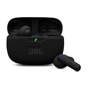 JBL Wave Beam 2, Kabellose Bluetooth-In-Ear-Kopfhörer mit Noise-Cancelling, 40 h Wiedergabezeit, JBL Pure Bass Sound, Smart-Ambient-Technologie und Multipoint-Verbindung, Schwarz