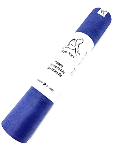 Tiggar Yoga Mat - 100% Eco Friendly, Natural Rubber Material, Excellent For Support And Stability In All Types Of Yoga And Pilates. (Blue Dove, 4Mm X 72) #TOP5