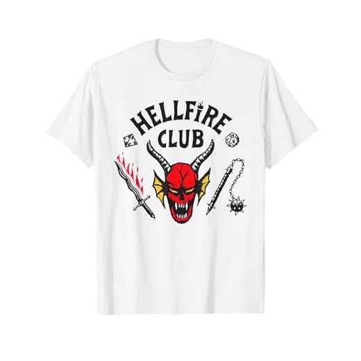 Stranger Things Hellfire Logo Camiseta