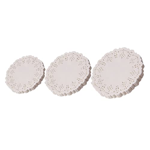 Happyyami 450Pcs Greaseproof Food Paper Mats Non Stick Snack Packing Paper for Fried Foods Sandwiches More for Tray and Pizza Box Lining Practical Bud Design