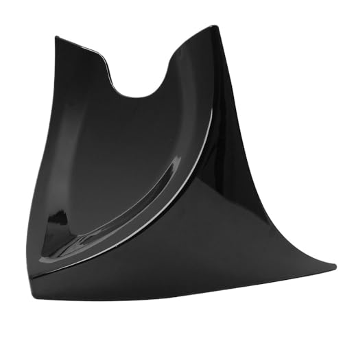 Becquet avant inférieur noir mat pour moto custom sur routes de campagne