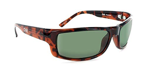 Optic Nerve, Fourteener, Men's Sunglasses With Polarized Grey Lens - Shiny Dark Demi #TOP13
